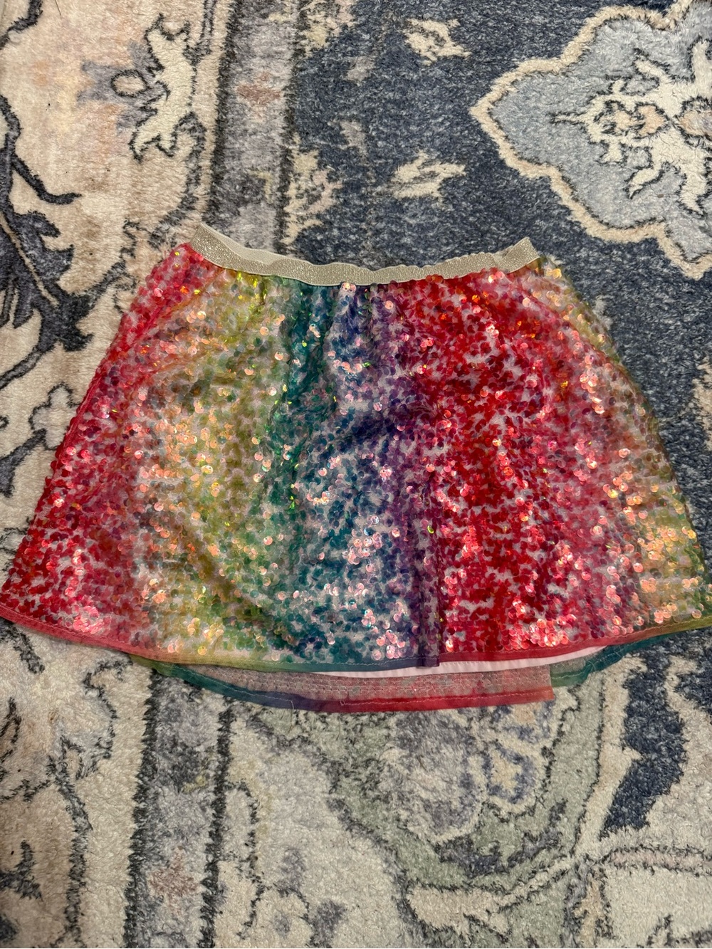 H&M Girls Sequin Mini Skirt